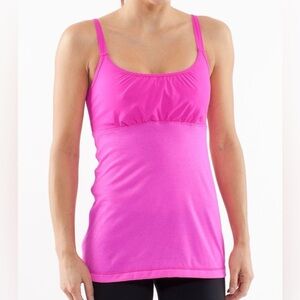 Lululemon Hot 'N Sweaty Tank Paris Pink size 10
